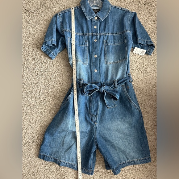 Juicy Couture NWT Denim Barbie Style Romper - Picture 5 of 9